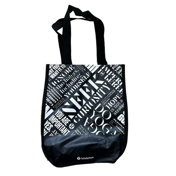 Lululemon|Reusable Store‎ Bag|Black & White - Picture 1 of 3